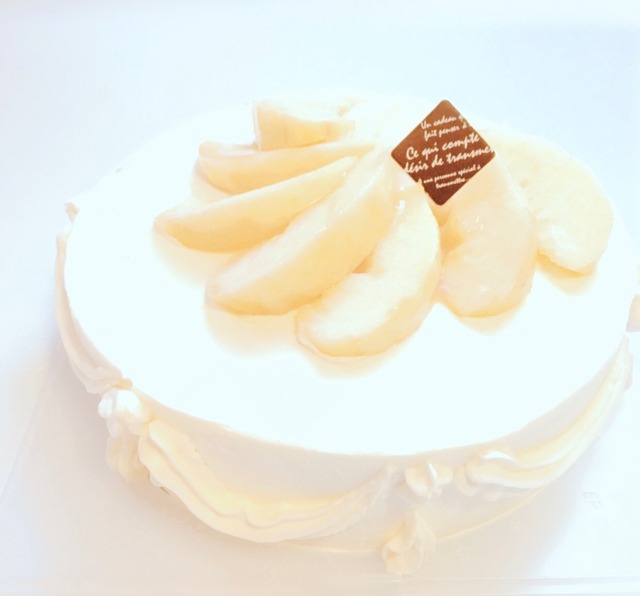 5号 7月 8月 桃のデコレーションケーキ ｍon Chocolatly モンショコラトリ