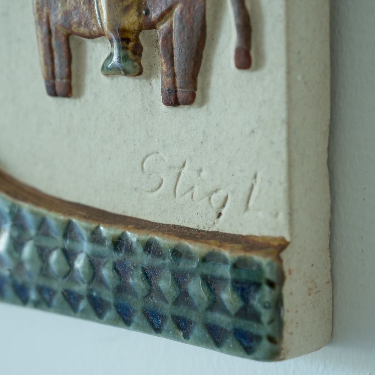 stig lindberg スティグリンドベリ 陶板 美品 北欧 【公式通販】