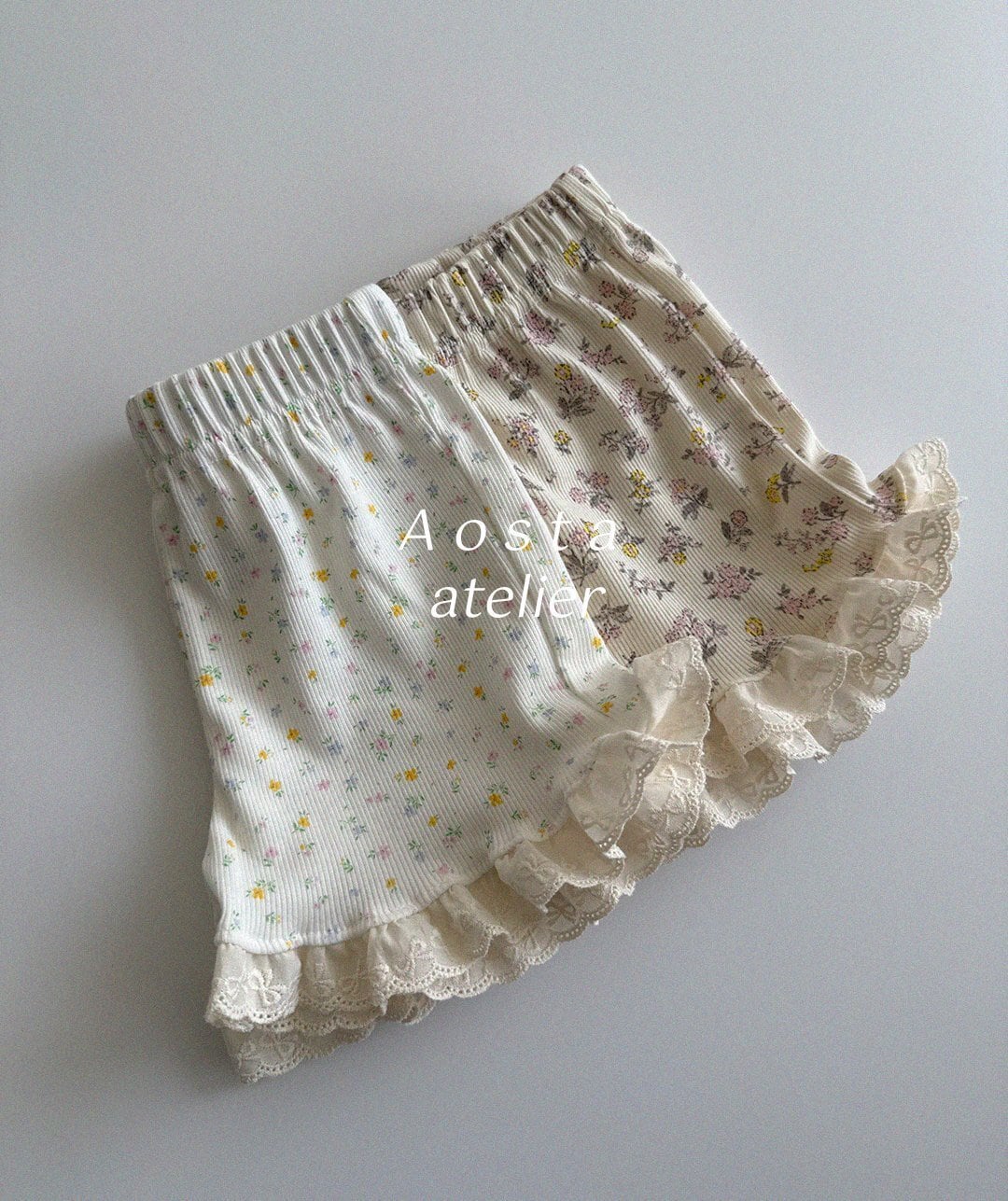 即納/Aosta/Lala ruffle short pants