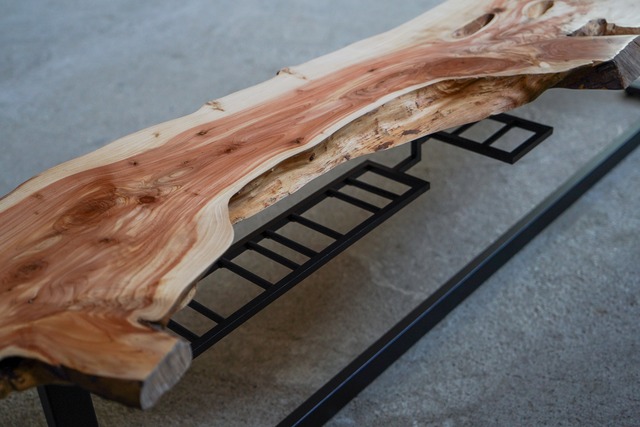 伊吹の一枚板 ローテーブル