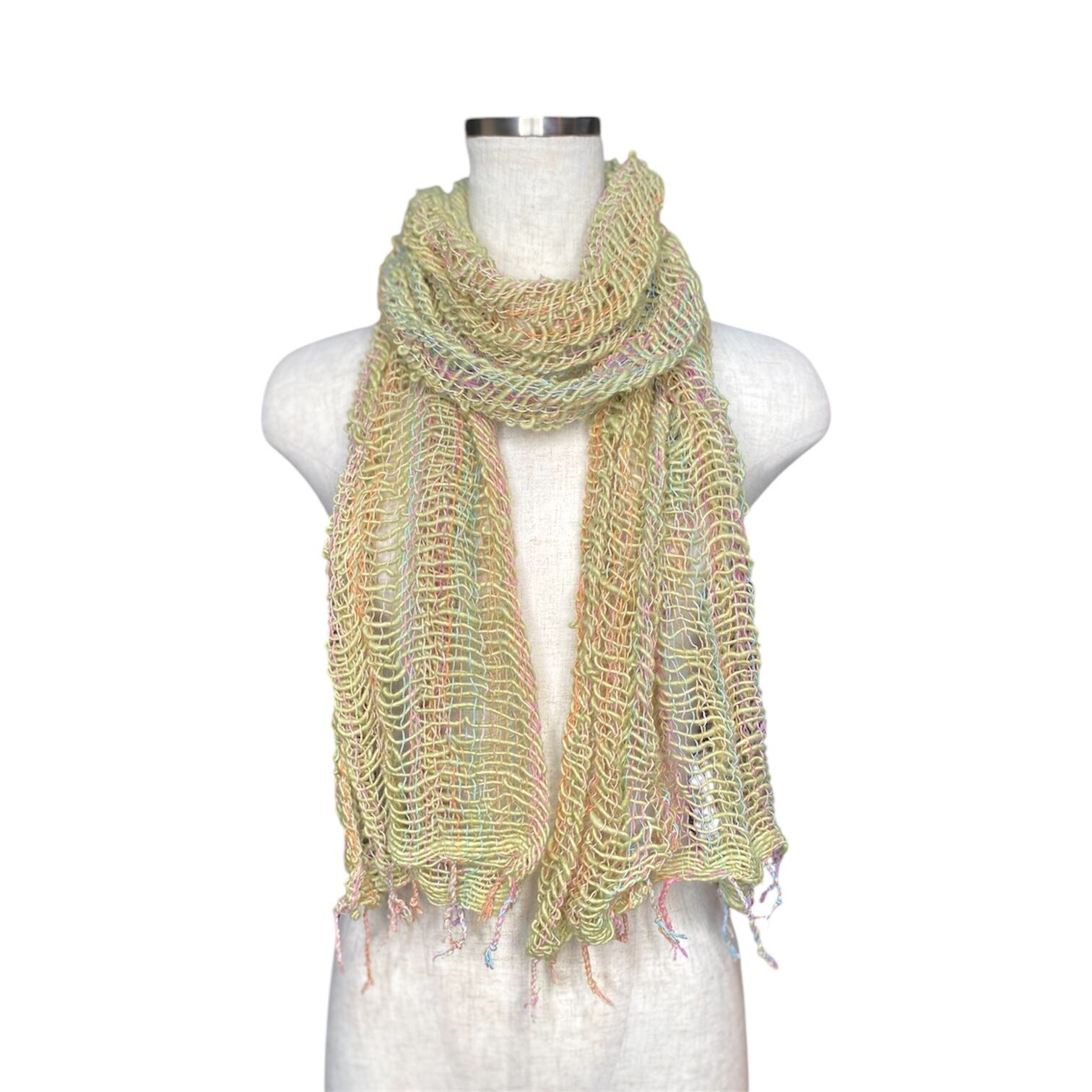 used fishnet scarf