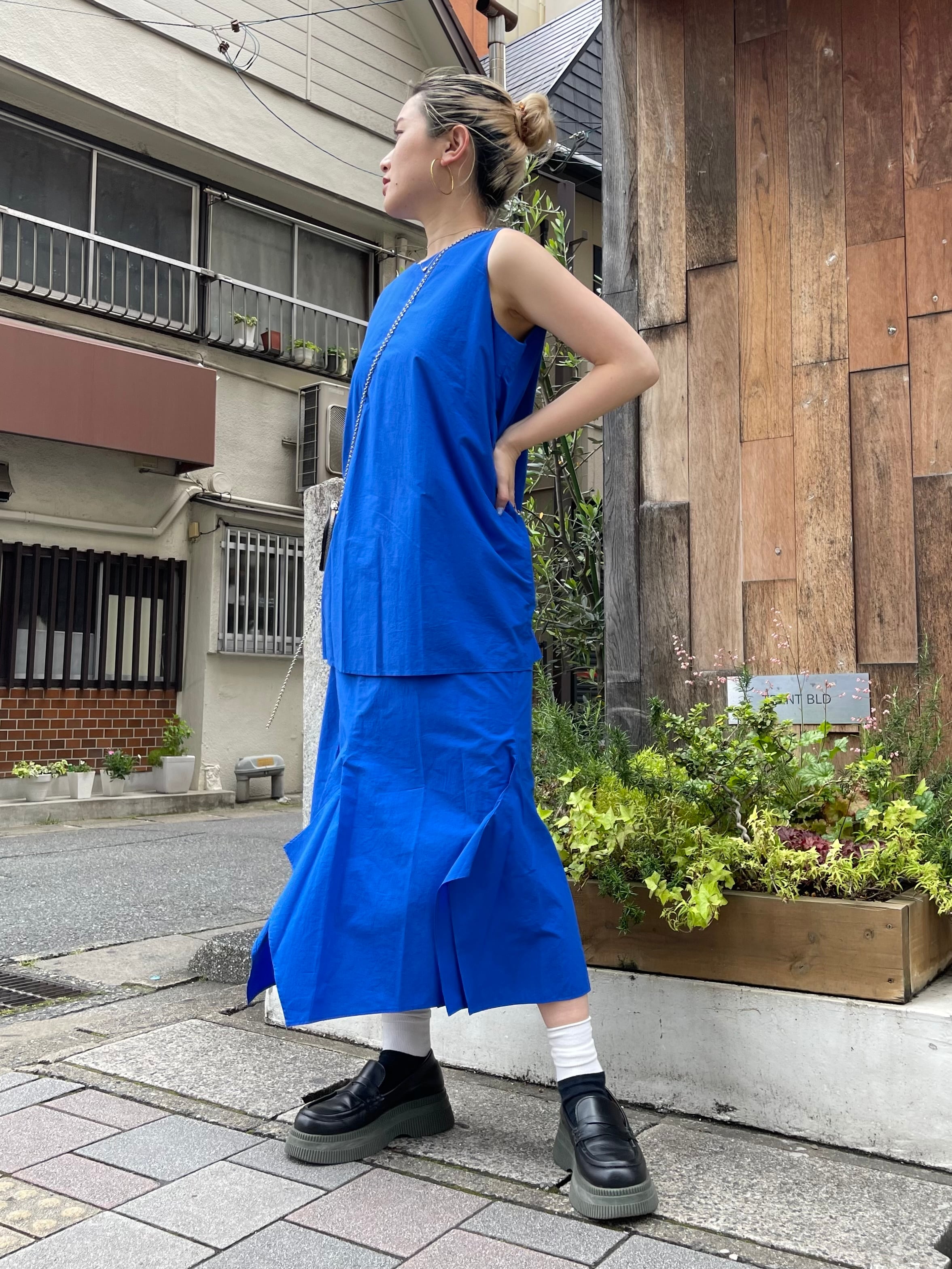 23SS】ENFOLD エンフォルド / BOX SQUARE-HEM DRESS | TRENTオンライン ...