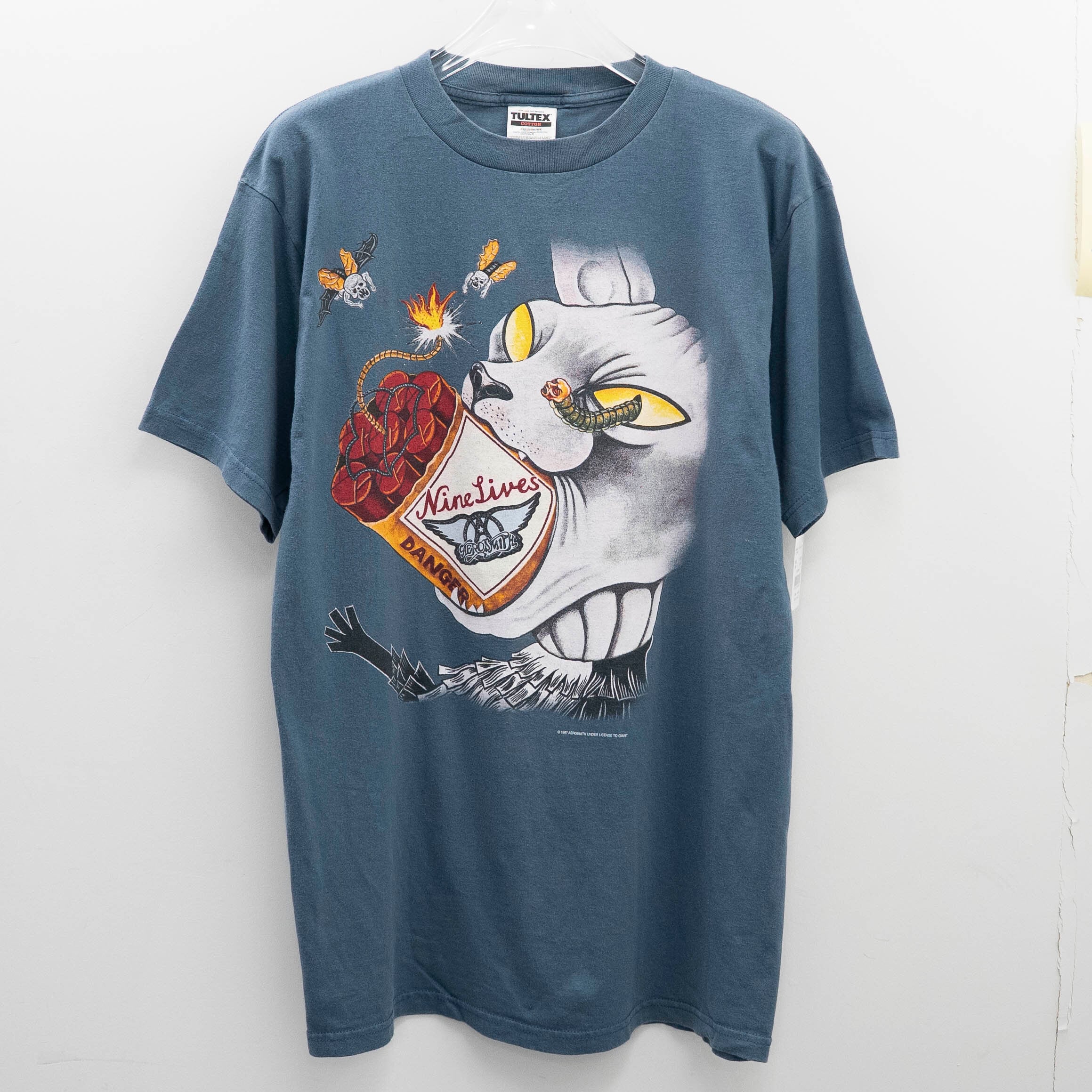 Aerosmith " Nine Lives " Tultex L【E8-69】