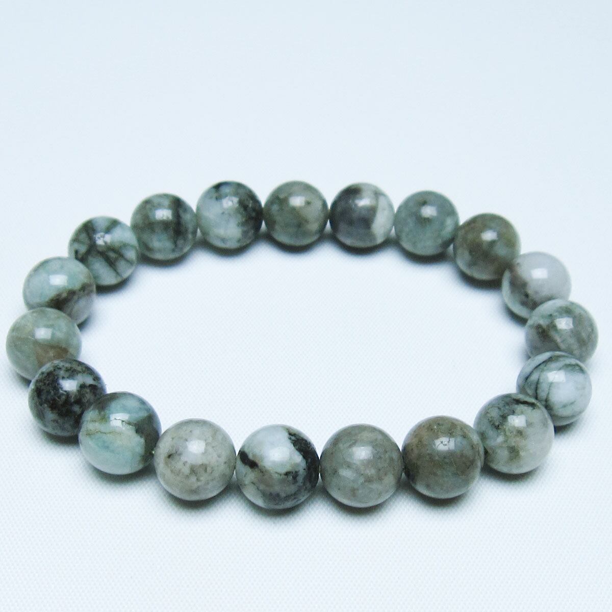 エメラルド ブレスレット 11mm 一点物 メール便可 [M便 1/10] 111-45979