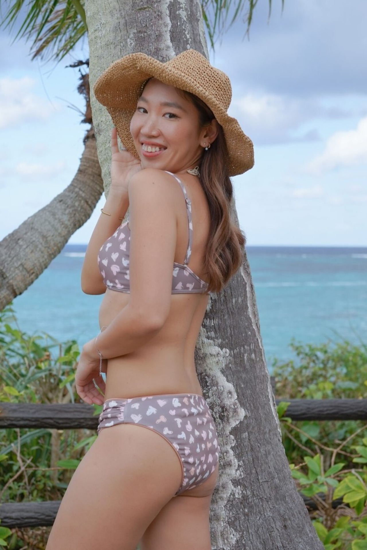 VカットラインビキニBTM《Heart leopard》 - 7