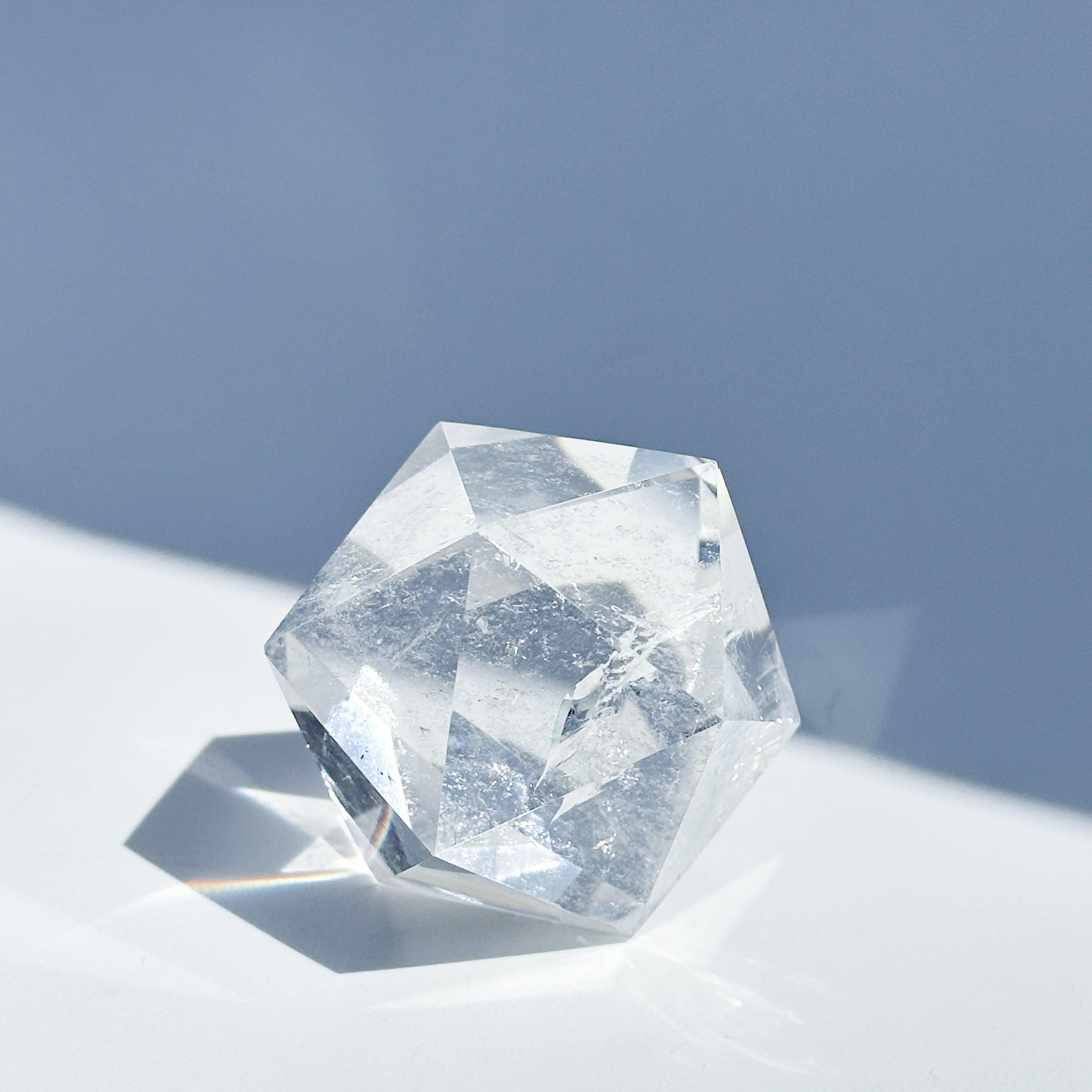 ミナスジェライス産クリアクォーツ 正二十面体75◇ Clear Quartz
