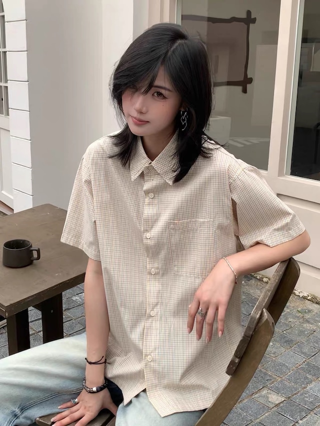 ギンガムチェックルーズシャツ / GINGHAM CHECK LOOSE SHIRT