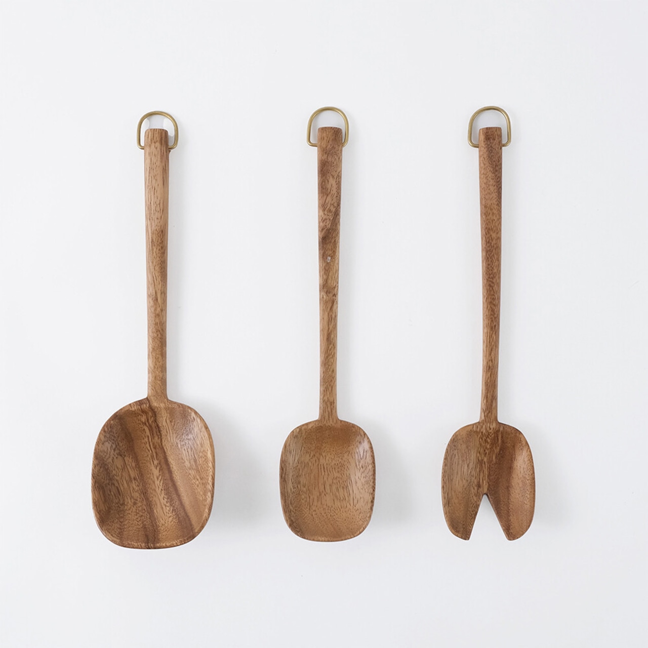 Acacia serving spoon