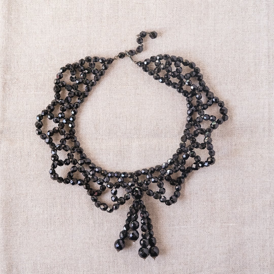 Christmas Marche 2025: 62 beaded collar necklace