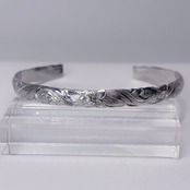 Heritage Bangle-Silver-