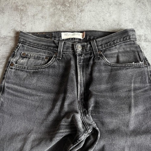 【W32 L34】00s usa levi's ブラック 550 詳細写真11