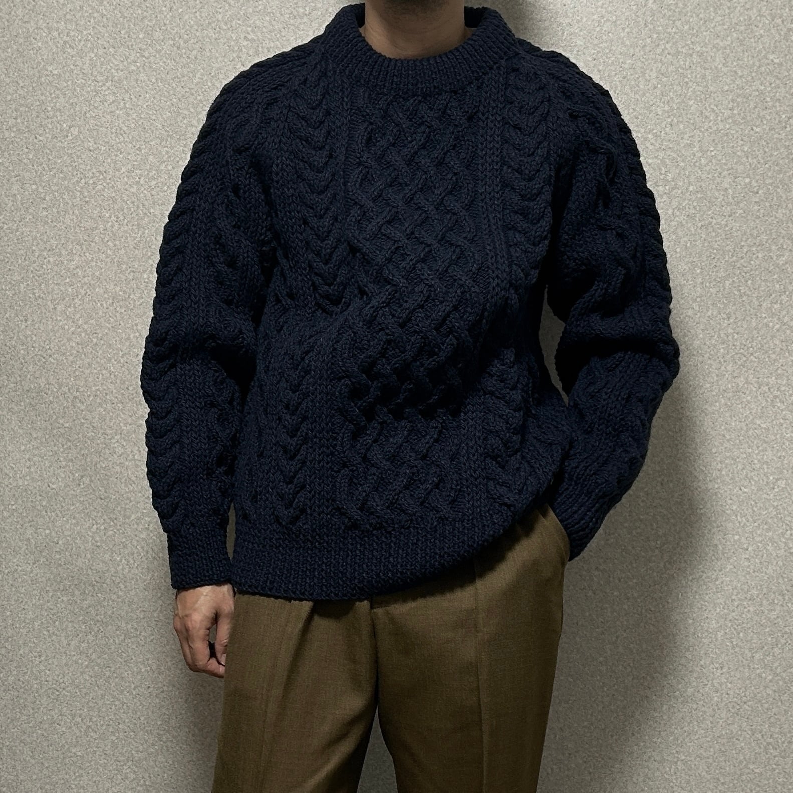 【inverallan】1a crew-neck knit インバーアラン クルーネックニット ...