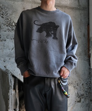 Lamrof / LM-26FW-CT04 BLACK PANTHER SWEATSHIRT(BLACK)