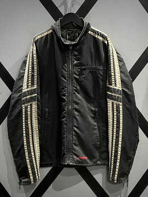 【X VINTAGE】Good Fade Line Design Vintage Single Riders Jacket