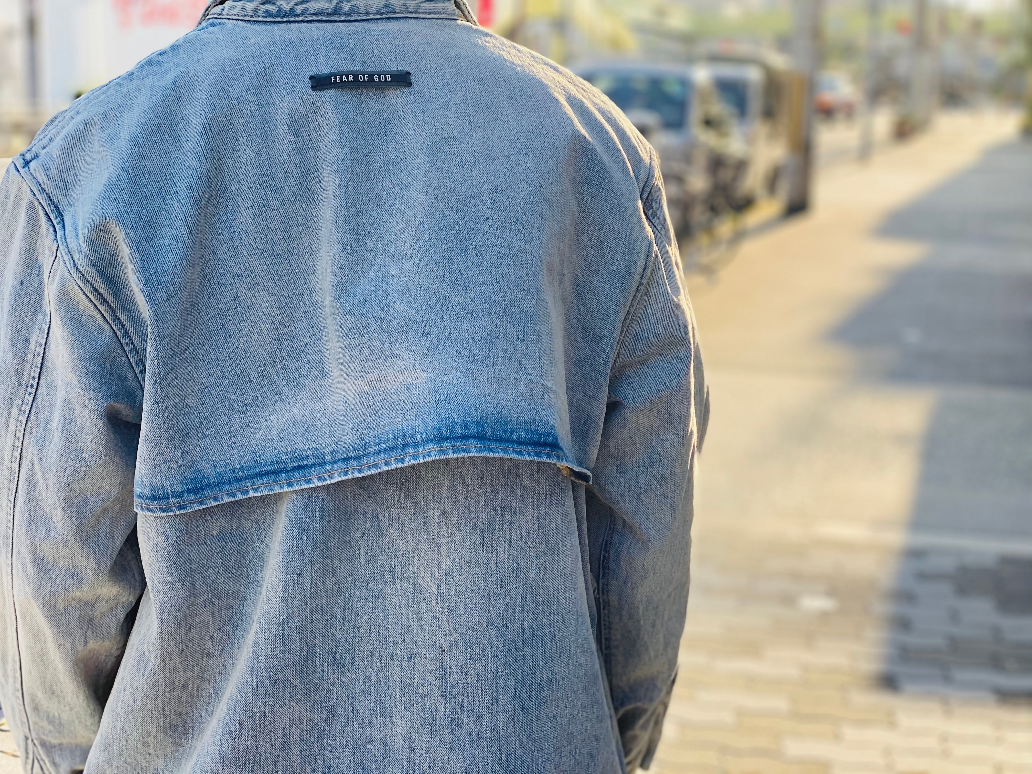 FEAR OF GOD SIXTH COLLECTION DENIM VENTED SHIRT JACKET / 427 