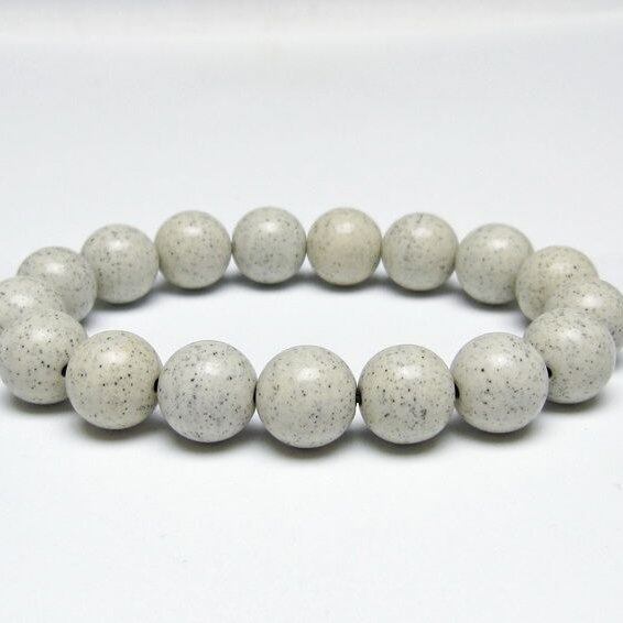 北投石 ブレスレット 12mm 一点物 メール便可 111-50169