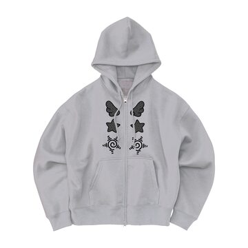 CHROME HEARTS クロムハーツ セメタリークロス レザーパッチ ラグラン