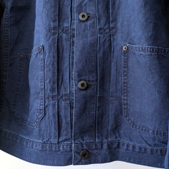 Orgueil インディゴリネンジャケット Indigo linen jacket / OR-4311