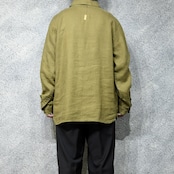 linen pullover shirt khaki