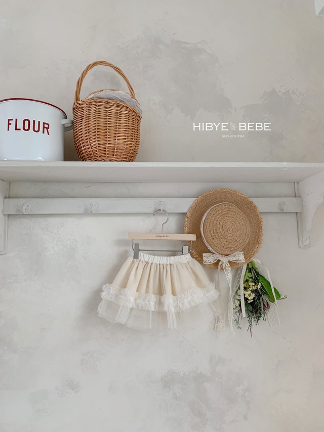 《即納》《hibyebebe》fridasha skirt