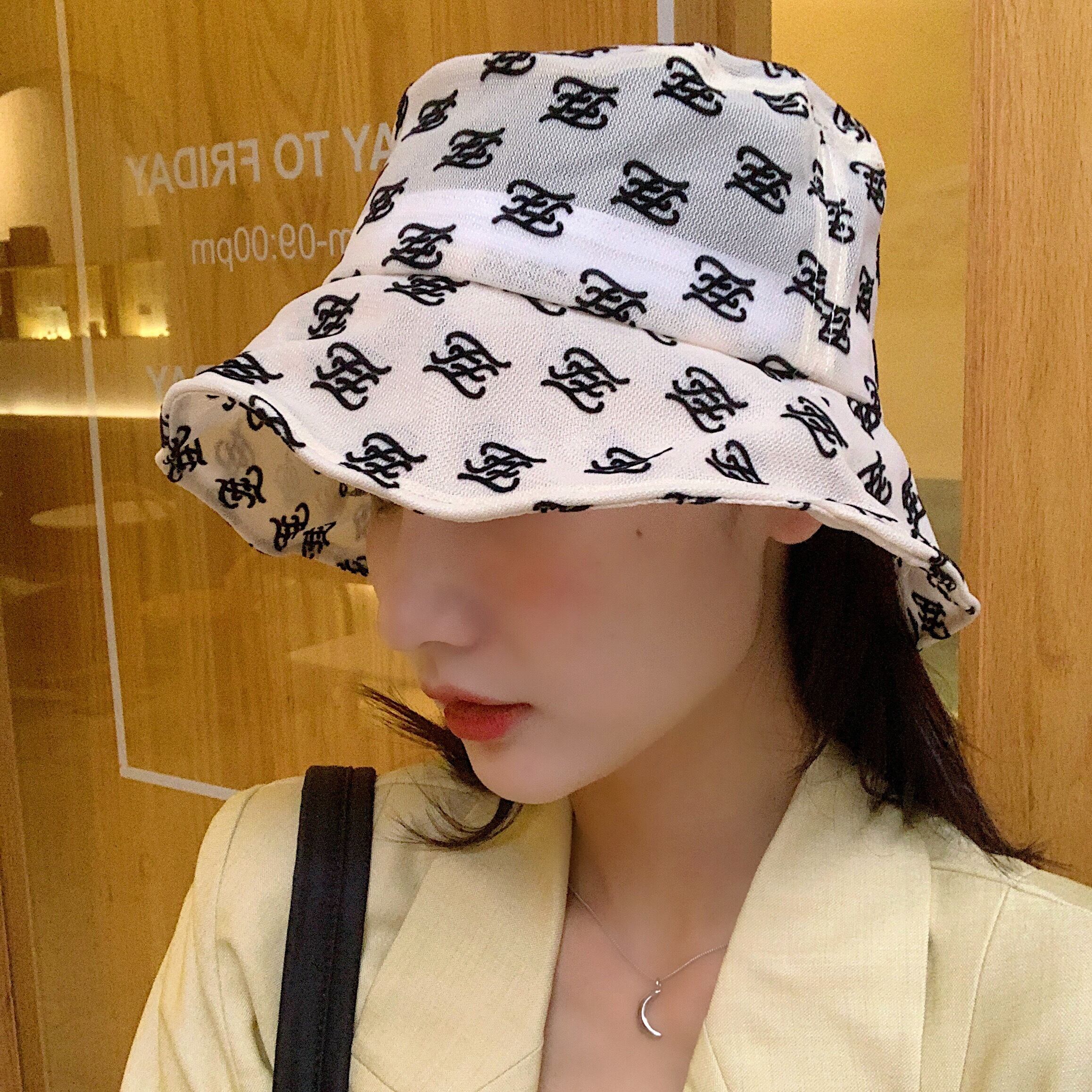 レースサマー薄手スタイル 帽子 夏物 ブラック・アイド・ピーズ57320753003