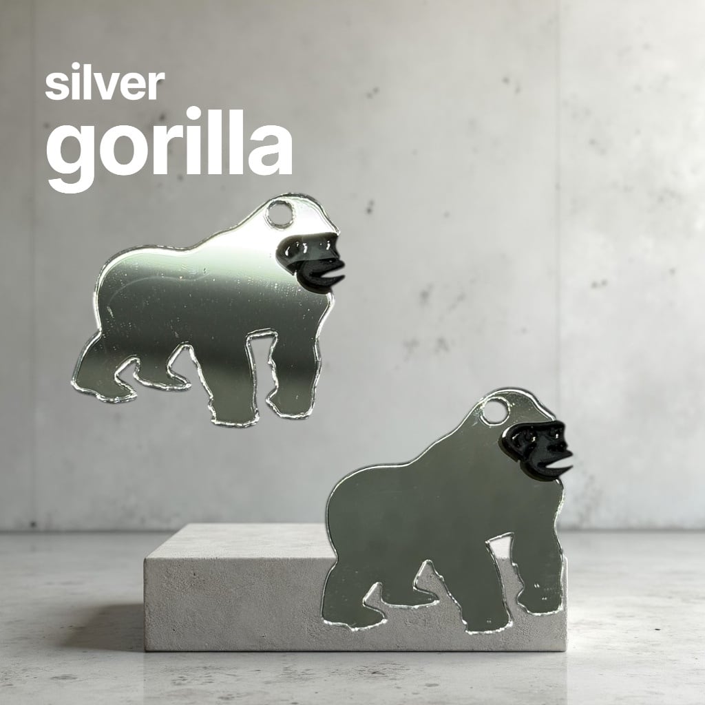 牛ゴリラ登場‼️2P gorilla ピアス用 | MASHERI partsshop