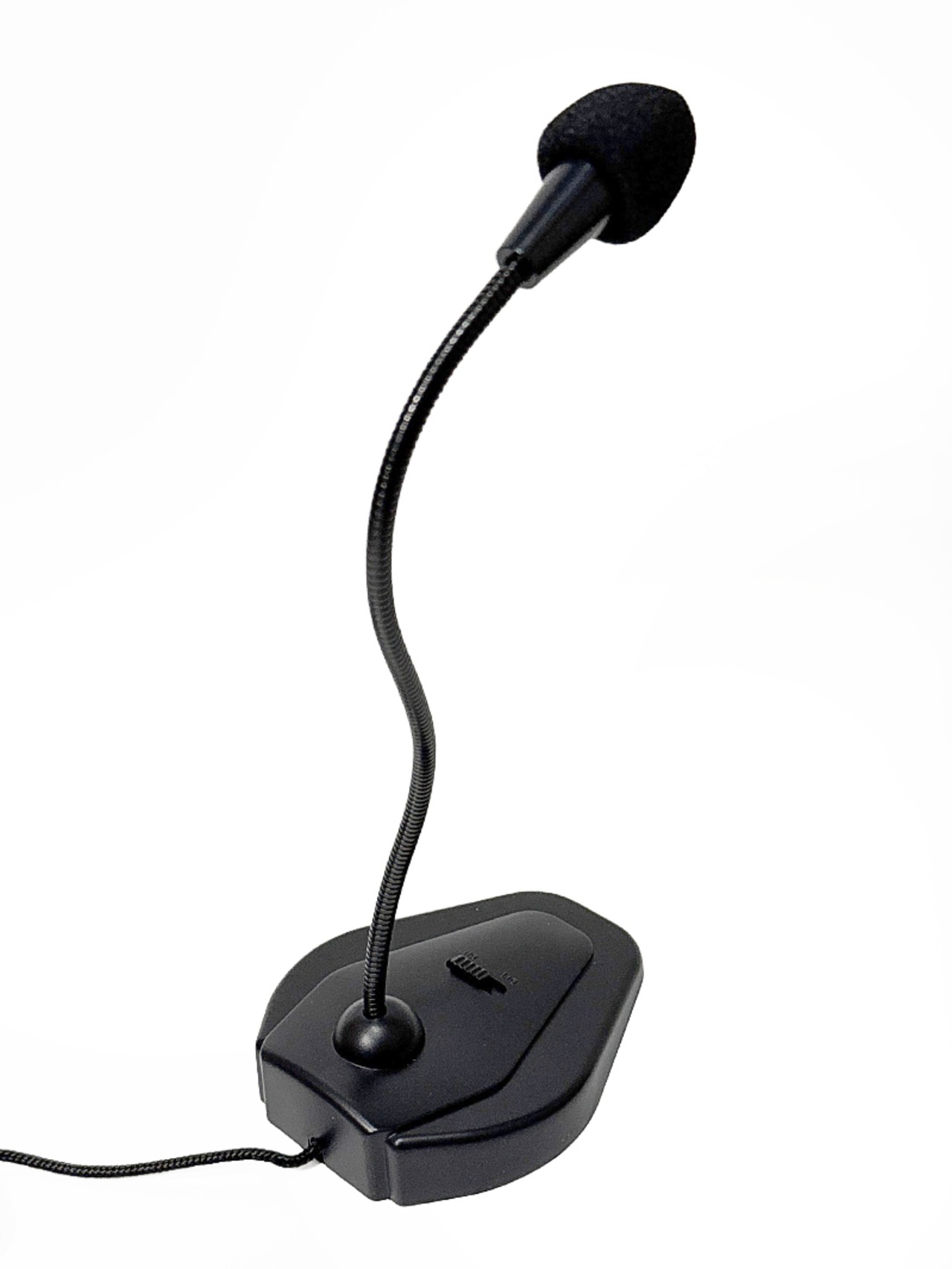 エレコム Elecom スタンドマイク ミュートボタン付き HS-MC05BK オンラインゲームやビデオ会議の音声チャットに最適