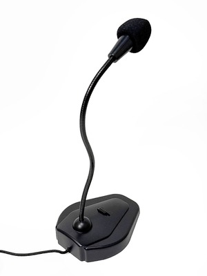 エレコム Elecom スタンドマイク ミュートボタン付き HS-MC05BK オンラインゲームやビデオ会議の音声チャットに最適