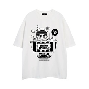 WORLD STANDARD×アキナ秋山コラボクルーネックプリントTシャツ/WSHT-113