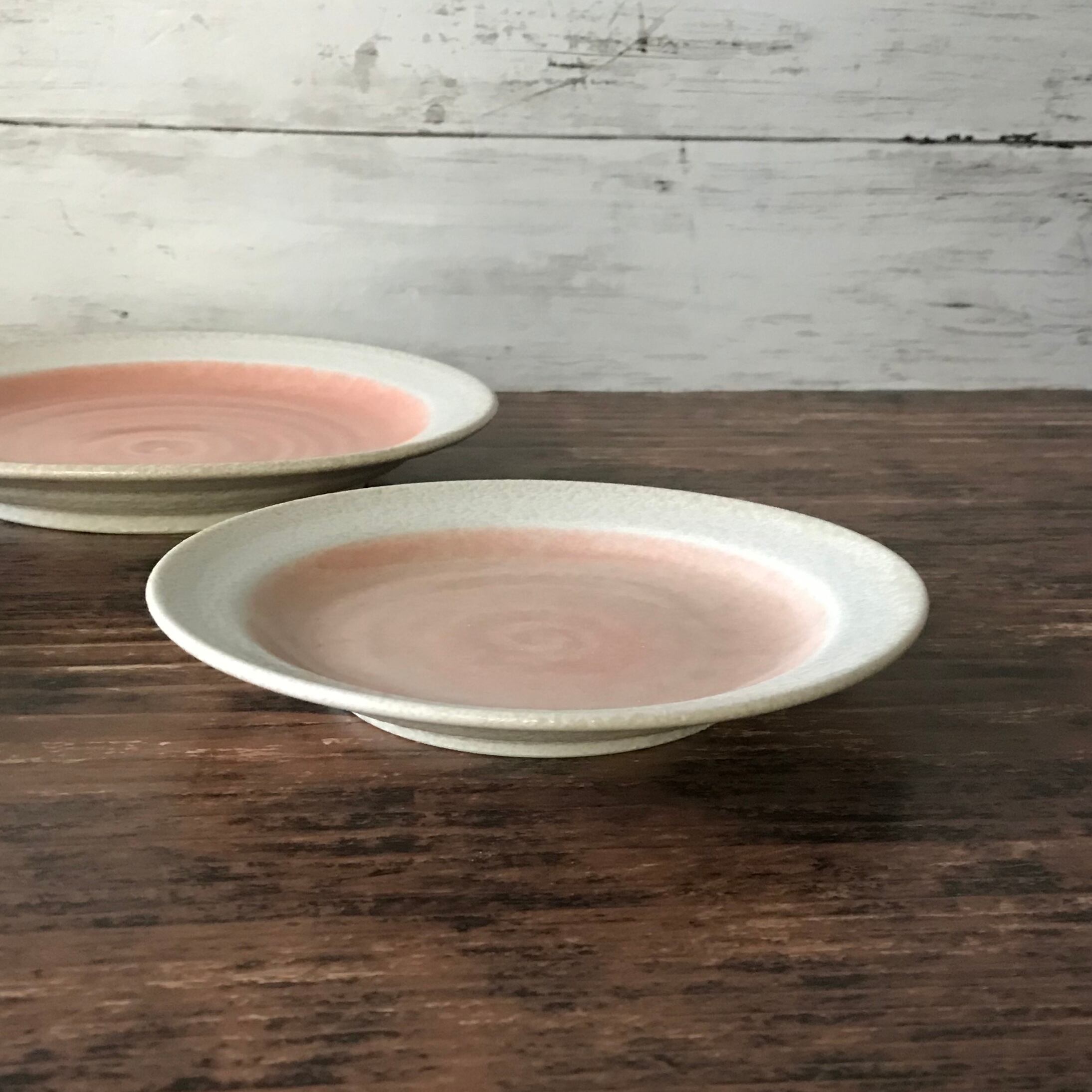 ローゼ 5.0平皿 15cm 中皿 和食器 ピンク カフェ食器 | 食器のほっこり屋
