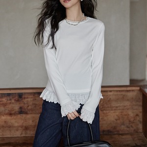 chic lace long sleeved shirt