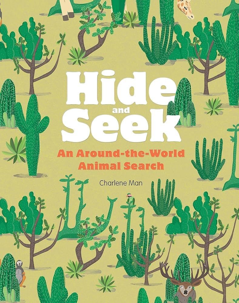 洋書絵本「Hide and Seek」動物　かくれんぼ　英語版 - 画像1