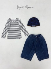 【取寄/韓国直送】Yogurt Mansion　もちもちTシャツ｜秋服｜韓国子供服｜26/AT