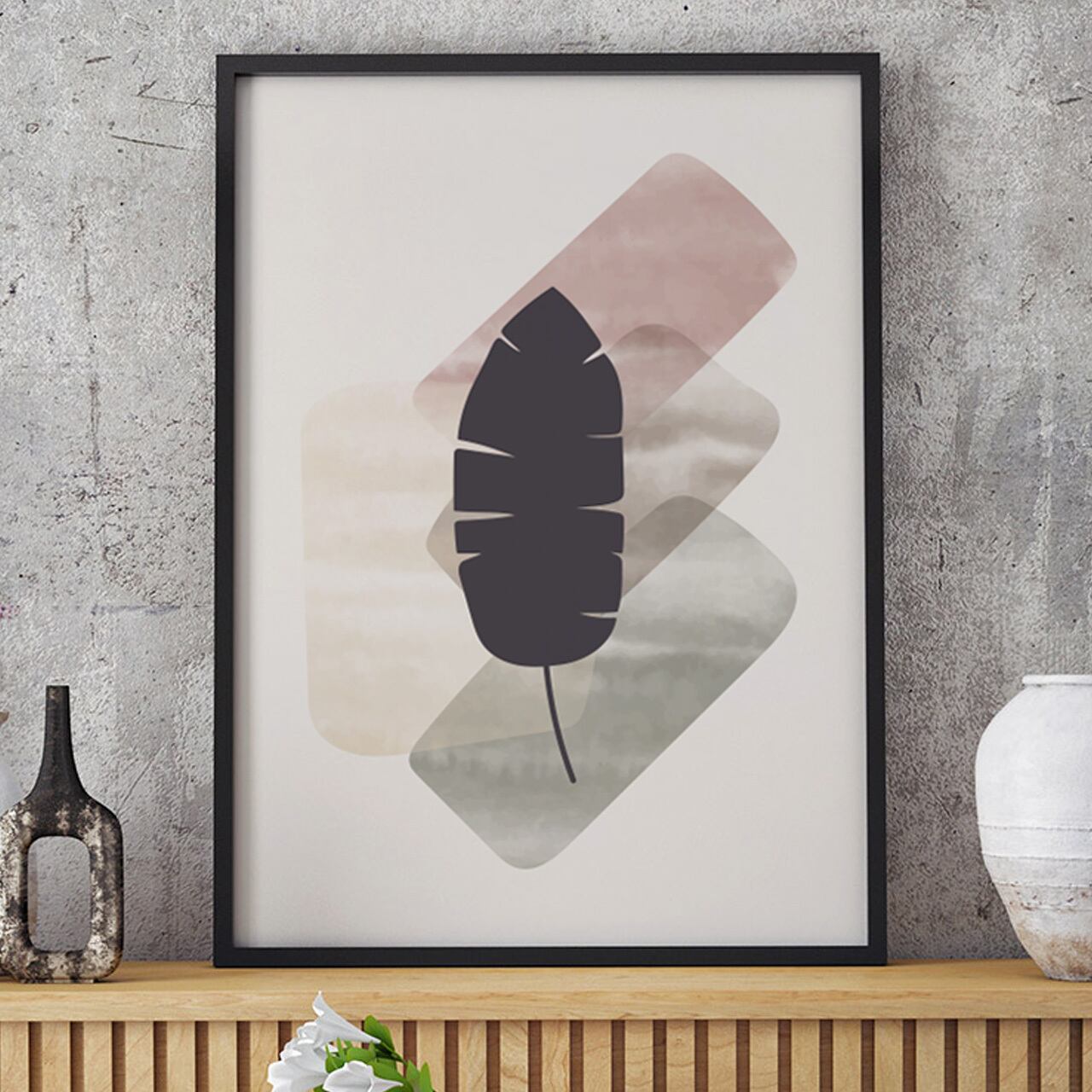 【モダンleavesアートポスターB】/029-i