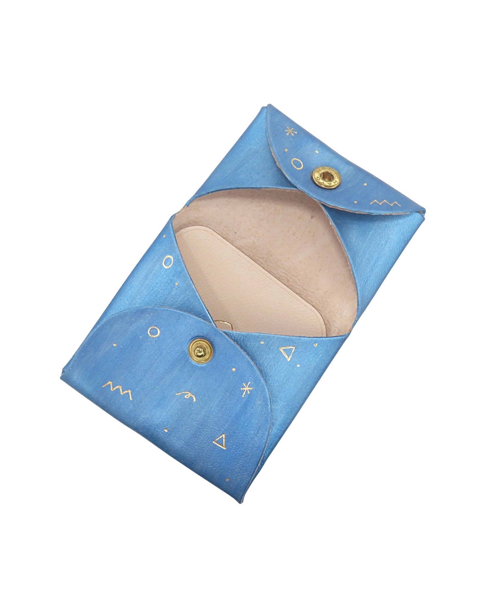 シカク［コインケース］ジェム / サファイア | YUICHI TACHIYAMA