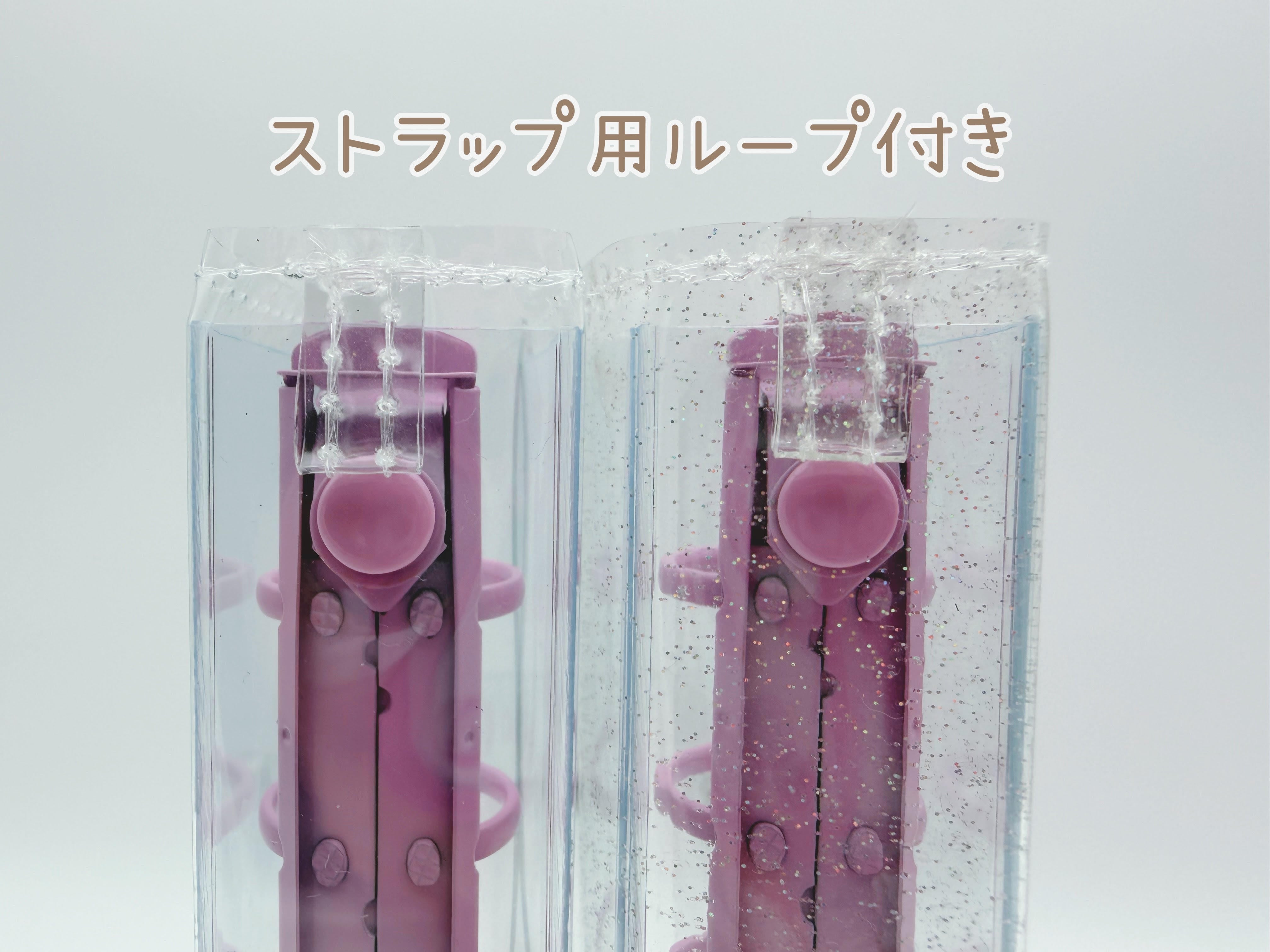 A7サイズ ピンク クリア手帳カバー Hamukko clubオリジナルバインダー