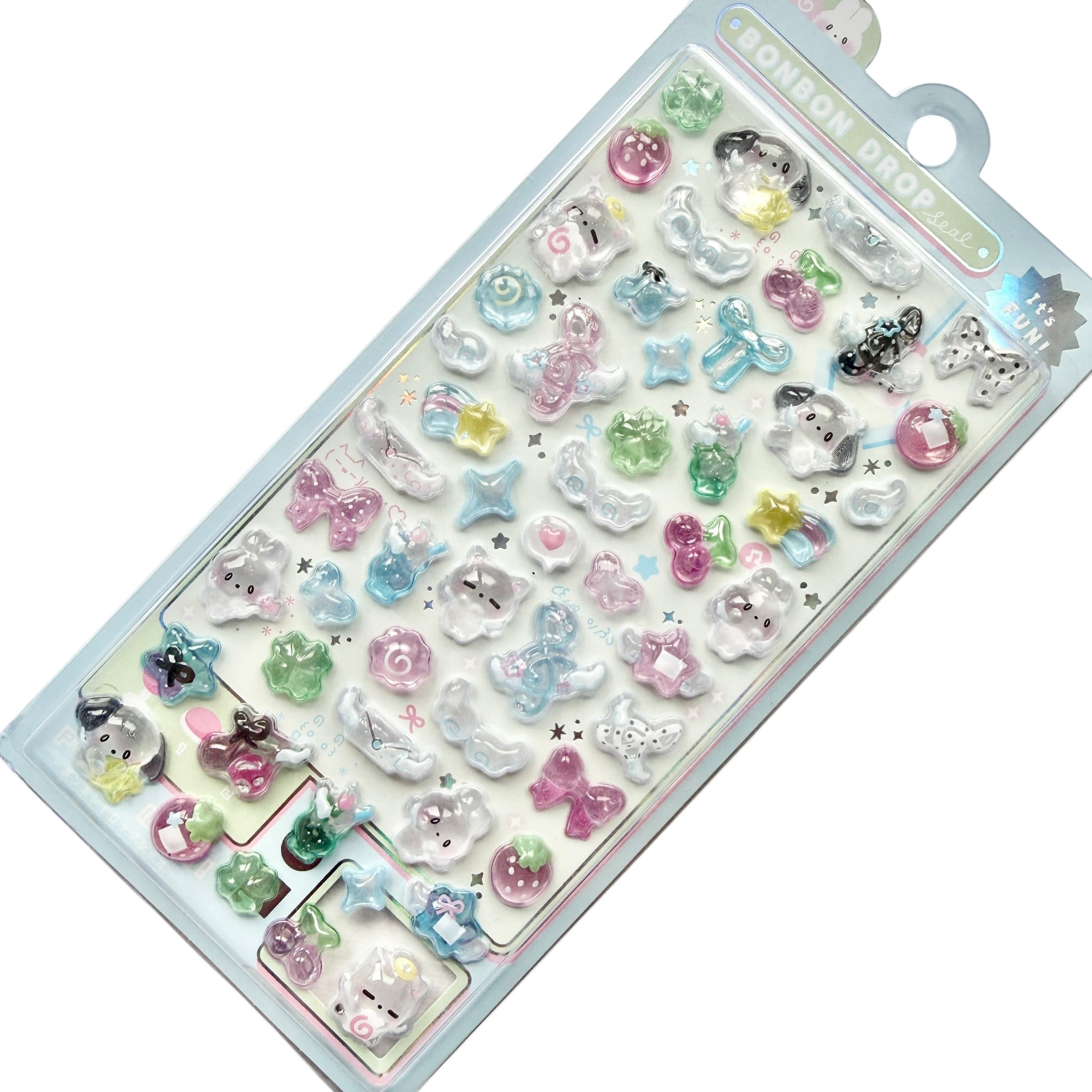 5枚セット】ボンボンドロップシール ちょこみん すいーつ うぃっしゅ