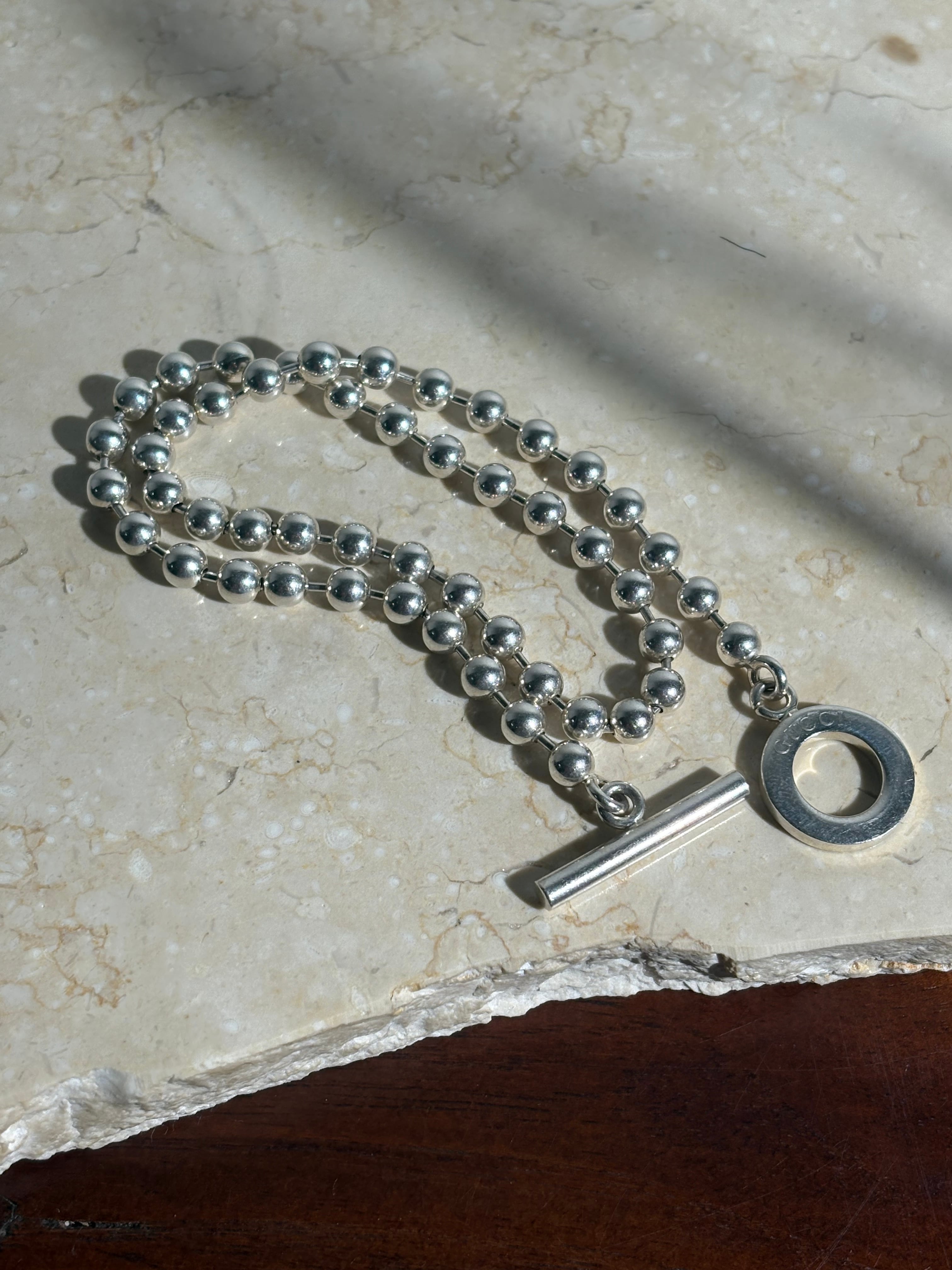 Ball Chain Necklace Bracelet -GUCCI-