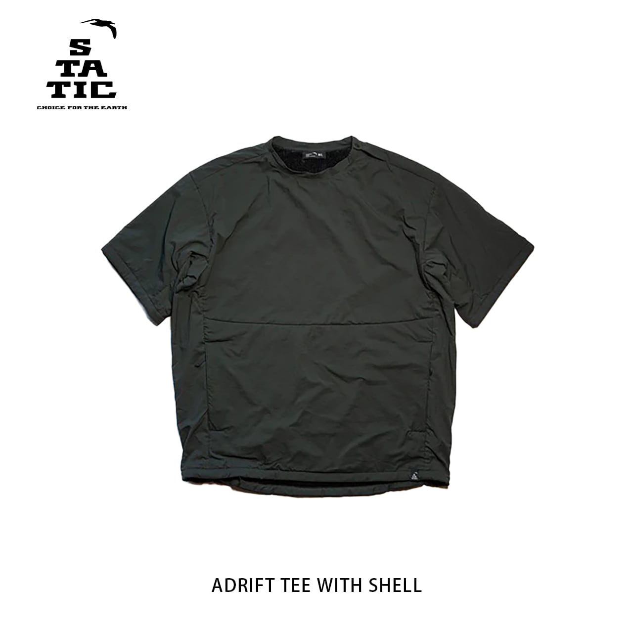 STATIC ADRIFT TEE WITH SHELL | WORKROWN UNIFORM