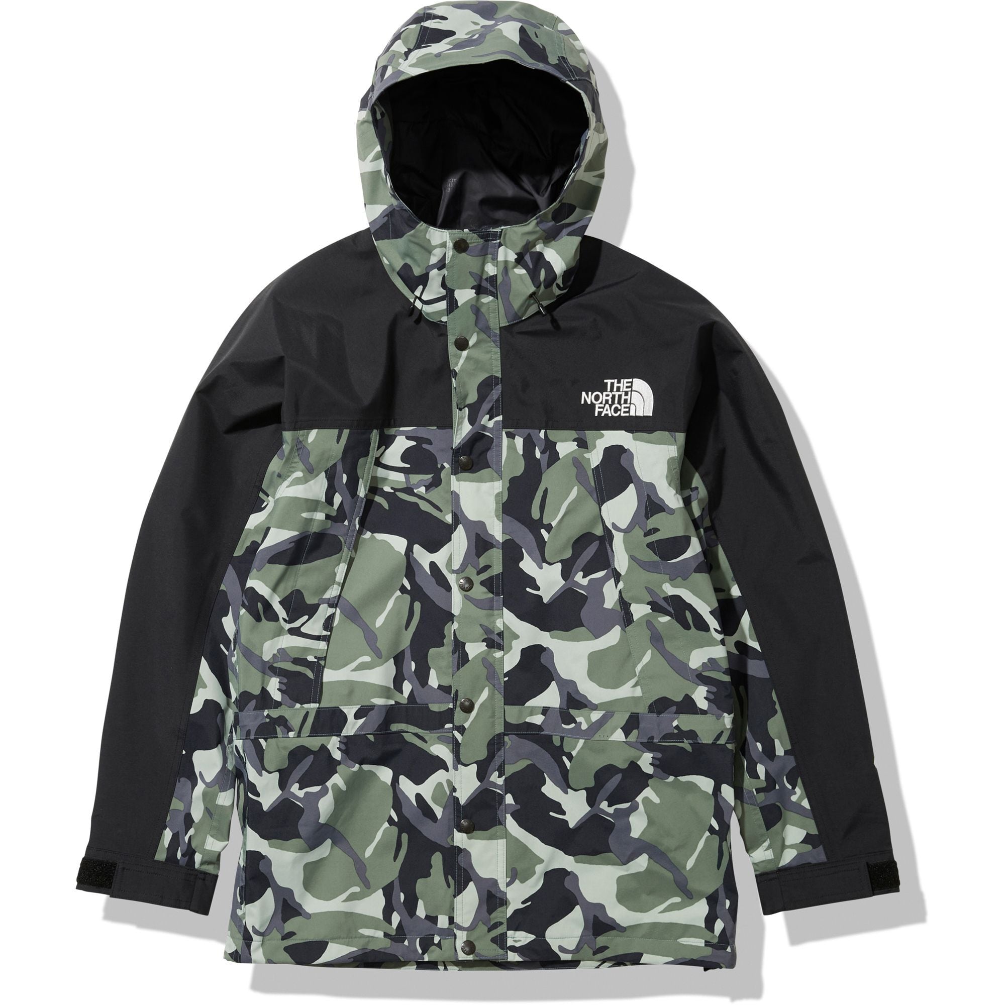 THE NORTH FACE (ザ・ノースフェイス) ノベルティマウンテンライトジャケット (AX)ローレルリースグリーンエクスプローラーカモ  NP62135 ゴアテックス | FAITH powered by BASE