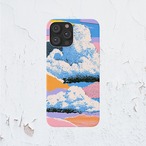 受注生産 iPhoneケース 青空と雲のカラフル風景コラージュ｜風景コラージュ ZINE020D