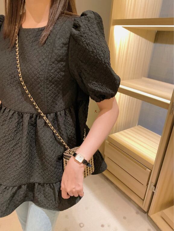 ティアードトップス 優待価格[TORRAZZO DONNA]2WAY Dot Tiered Blouse | KOBUNSHA