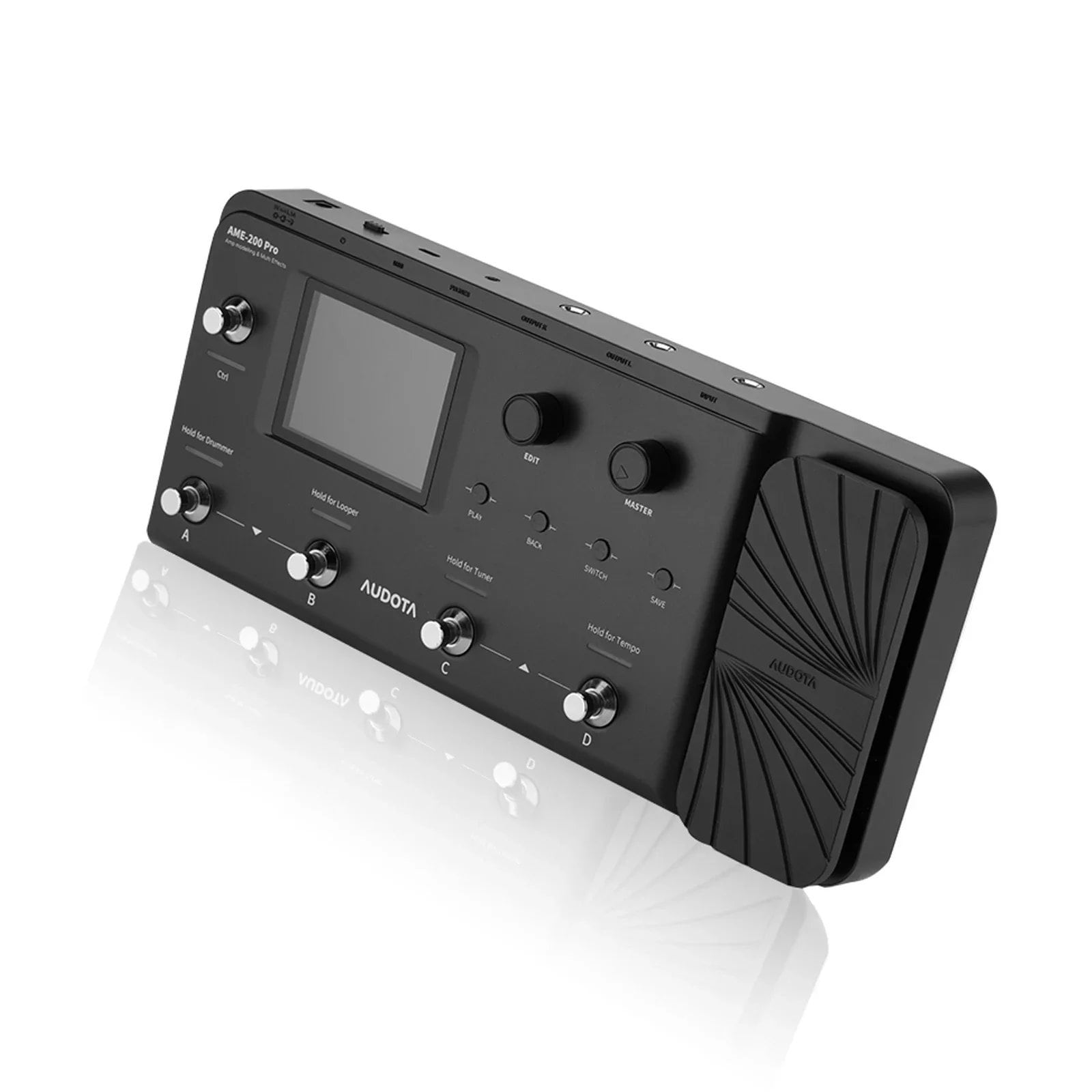 Audota Ame-200 Proアンプモデラー200プリセット10エフェクトペダル