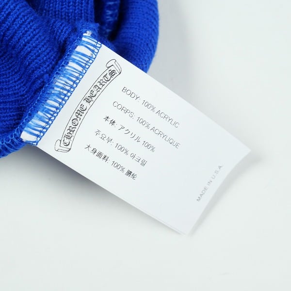 Size【フリー】 CHROME HEARTS クロム・ハーツ CH WATCH CAP BLUE