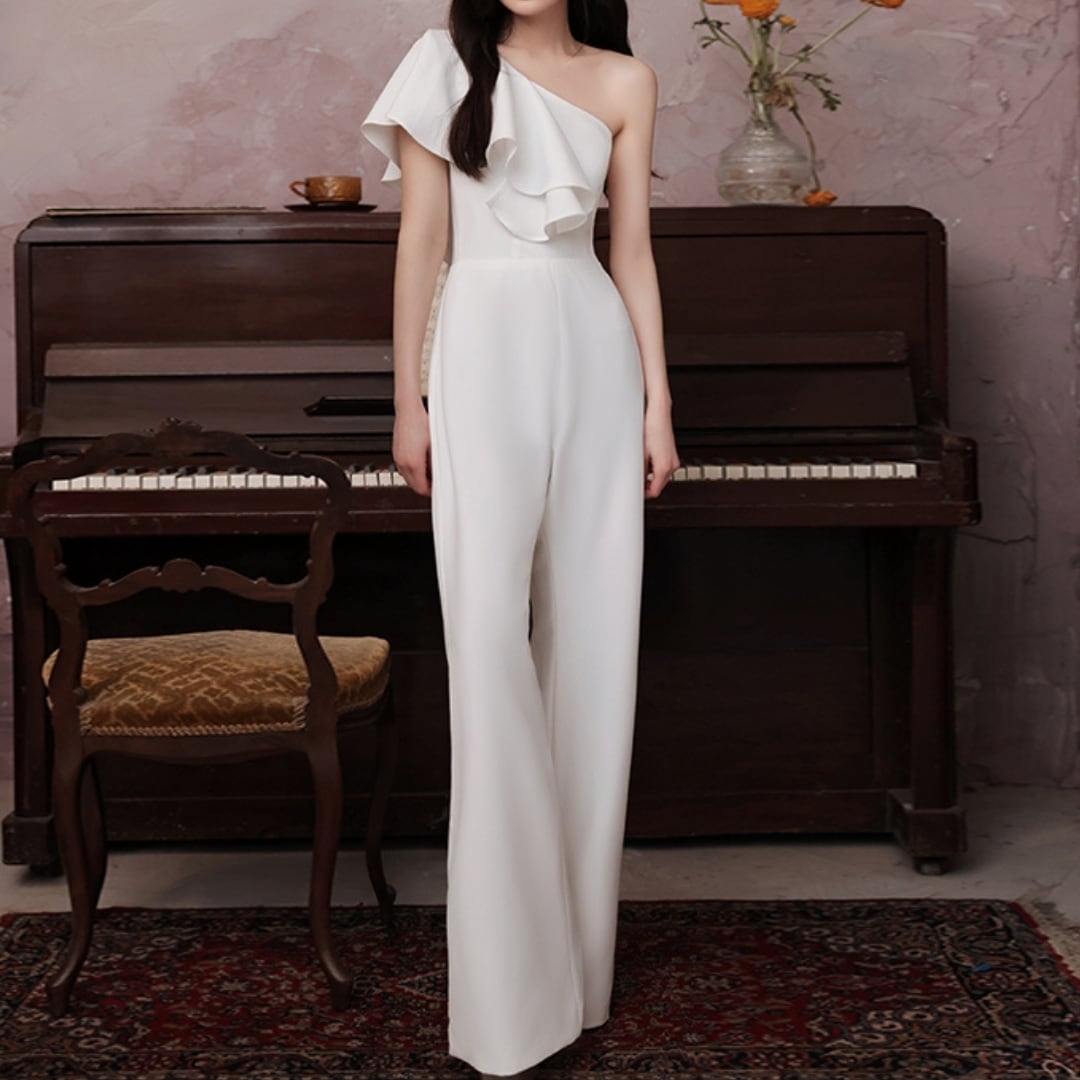 ワンショルダーオールインワン タグ付き ワンショルダーオールインワン