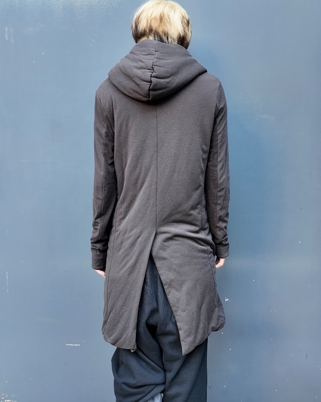 【JULIUS】heavy long fooded jacket