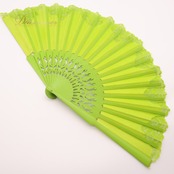 フラメンコ 小物 Abanico Español 33.5cm アバニコ グリーン系 レース 扇子 せんす 緑 柄 模様 小道具 ダンス小物 華やか 練習 レッスン 舞台 発表会 イベント ダンス ステージ フラメンコ小物 明るい 鮮やか 爽やか おしゃれ