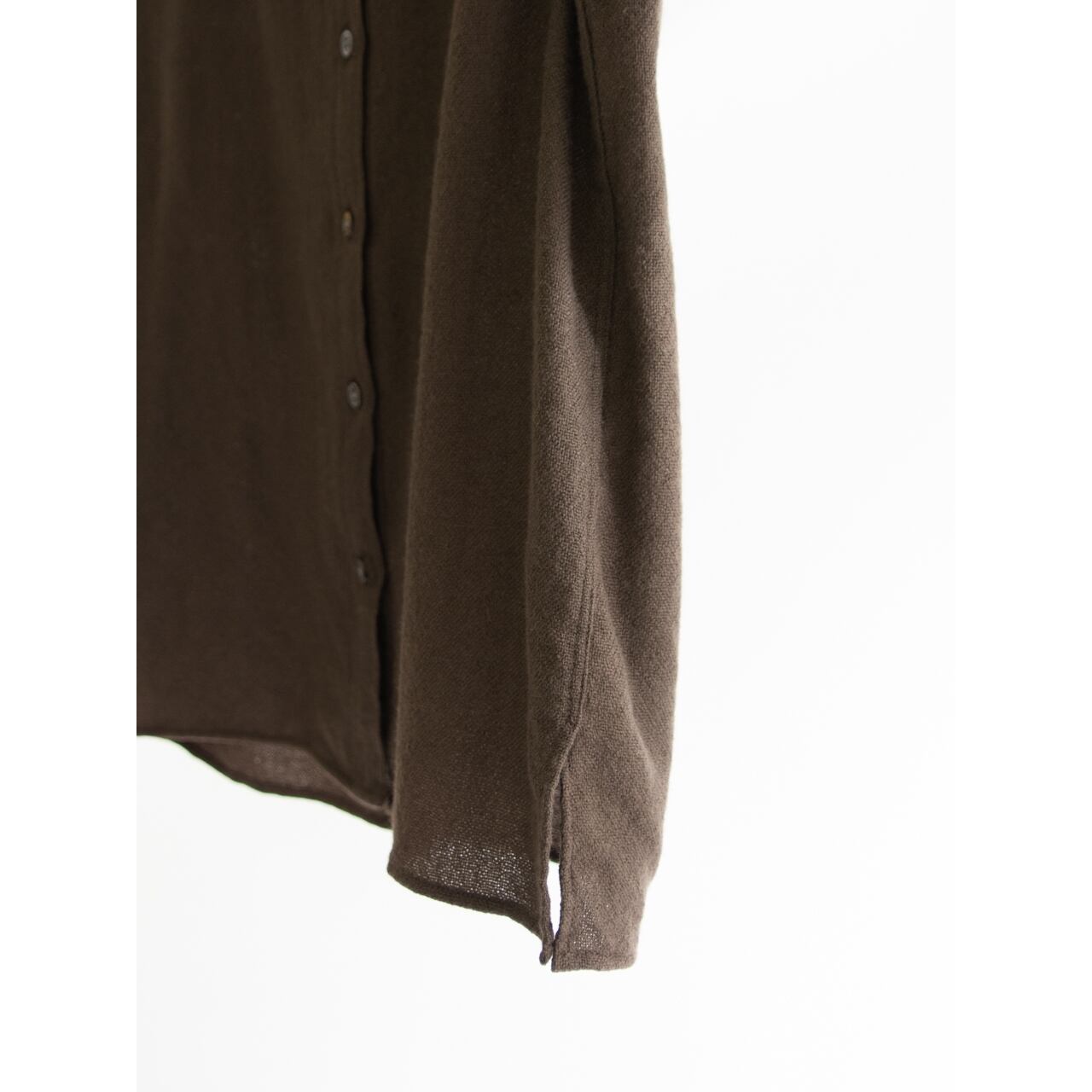 【DONALD DAVIES】Made in Ireland 70-80's 100% Wool Woven Shirt（アイルランド製 ウールシャツ ブラウス）