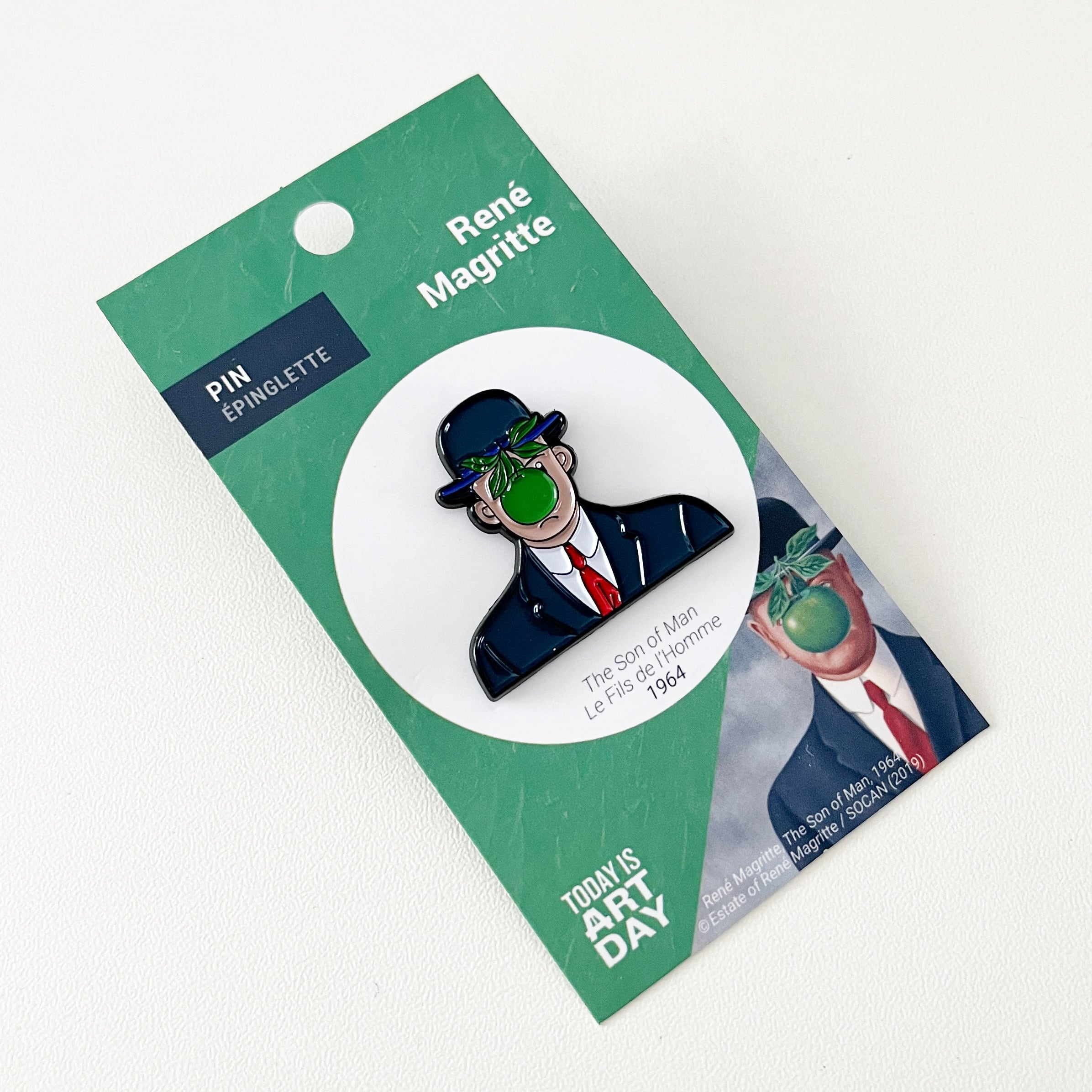マグリット エナメルピン 人の子 | hmm, by 東京都美術館ミュージアム