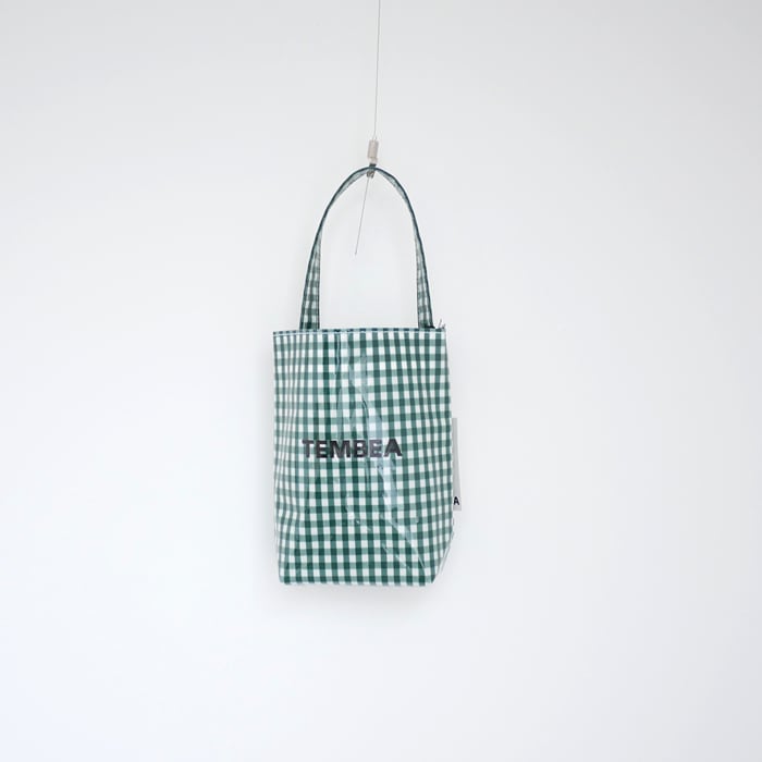 TEMBEA（テンベア） BAGUETTE TOTE MINI [TMB-2381H] GINGHAM GREEN | tile